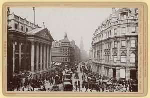 Mansion House, Queen Victoria Street, Poultry, London by English Photographer