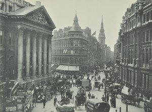 Mappin and Webb, Cheapside, from Mansion House looking west, City of London, 1895