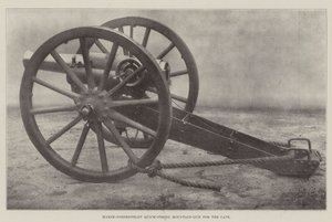 Maxim-Nordenfeldt Quick-Firing Mountain-Gun for the Cape by English Photographer