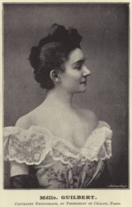 Mdlle Guilbert by English Photographer