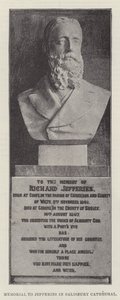 Memorial to Jefferies in Salisbury Cathedral by English Photographer