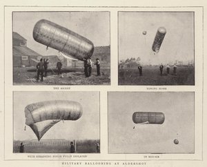 Military Ballooning at Aldershot by English Photographer