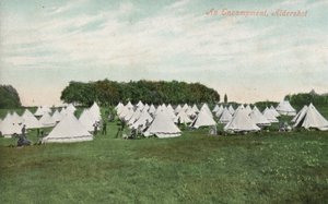 Military encampment, Aldershot, Hampshire
