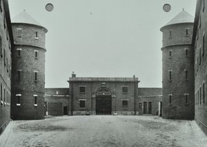 Millbank Prison: down, main corridor by English Photographer