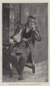 Miss Ada Rehan as Viola in Twelfth Night