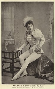 Miss Billie Barlow as Little Boy Blue by English Photographer