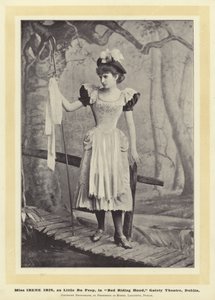Miss Irene Iris as Little Bo Peep in Red Riding Hood, Gaiety Theatre, Dublin by English Photographer