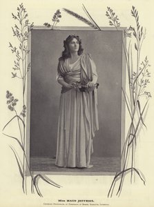 Miss Maud Jeffries by English Photographer