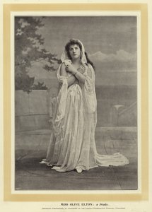 Miss Olive Elton: a Study by English Photographer