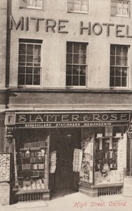 Mitre Hotel and Slatter and Rose, High Street, Oxford by English Photographer