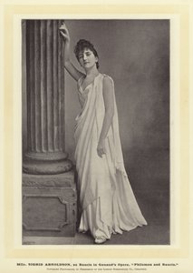 Mlle Sigrid Arnoldson as Baucis in Gounod