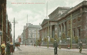 Mosley Street and the art gallery, Manchester