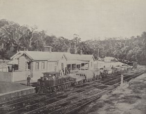 Mount Lofty Railway Station, Adelaide to Melbourne Railway by English Photographer