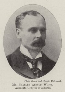Mr Charles Arnold White, Advocate-General of Madras by English Photographer