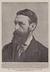 Mr E J Poynter, RA, the New President of the Royal Academy