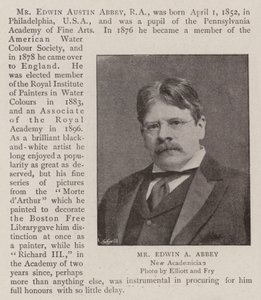 Mr Edwin A Abbey by English Photographer
