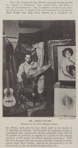 Mr Emile Fuchs, Designer of the New British Stamps