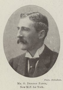 Mr G Denison Faber, New MP for York