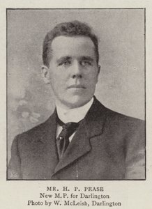 Mr. H. P. Pease by English Photographer