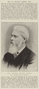Mr Henry Hucks Gibbs, MP for the City of London by English Photographer