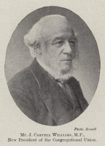 Mr J Carvell Williams, MP, New President of the Congregational Union by English Photographer