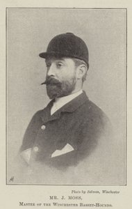 Mr J Moss, Master of the Winchester Basset-Hounds by English Photographer