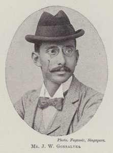 Mr J W Gonsalves by English Photographer