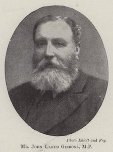 Mr John Lloyd Gibbons, MP by English Photographer