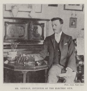 Mr Newman, Inventor of the Electric Gun