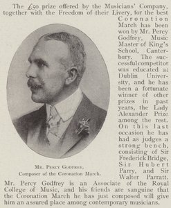 Mr Percy Godfrey, Composer of the Coronation March