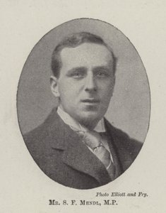 Mr S F Mendl, MP by English Photographer