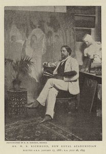 Mr W B Richmond, New Royal Academician