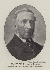 Mr W W Bramston Beach, Father of the House of Commons by English Photographer