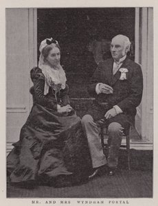 Mr and Mrs Wyndham Portal by English Photographer
