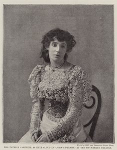 Mrs Patrick Campbell as Kate Cloud in John-a-Dreams at the Haymarket Theatre by English Photographer