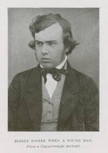 Myles Birket Foster, English artist, as a young man by English Photographer