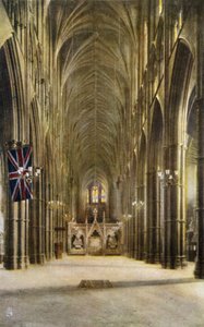 Nave and Tomb of the Unknown Warrior, Westminster Abbey, London by English Photographer