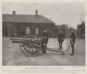 New 15-Pounder Gun for the Royal Field Artillery by English Photographer