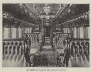 New Corridor Train on the Midland Railway by English Photographer