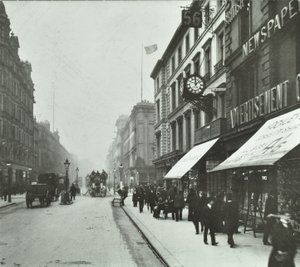 New Oxford Street: looking west by Bloomsbury Way, 1890 by English Photographer