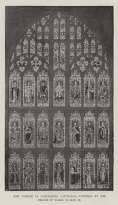 New Window in Canterbury Cathedral, Unveiled by the Prince of Wales on 29 May by English Photographer