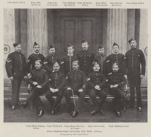 Non-Commissioned Officers for West Africa by English Photographer
