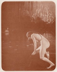 Nudist Art: Water Lilies by English Photographer