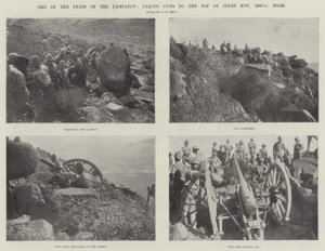 One of the Feats of the Campaign, taking Guns to the Top of Coles Kop, 1400ft High