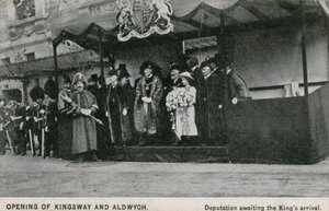 Opening of Kingsway and Aldwych by English Photographer