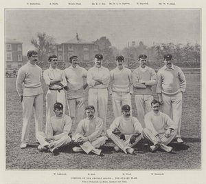 Opening of the Cricket Season, the Surrey Team by English Photographer