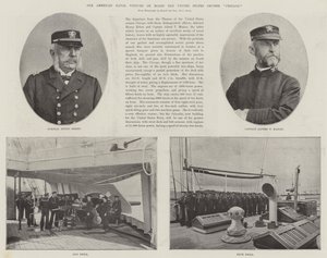 Our American Naval Visitors on Board the United States Cruiser Chicago by English Photographer