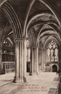 Oxford, Christ Church Cathedral, North Choir Aisle, Old Saxon Church
