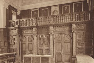 Oxford: Jesus College, The Hall Screen, c 1610 by English Photographer