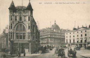Pall Mall East and Carlton Hotel by English Photographer